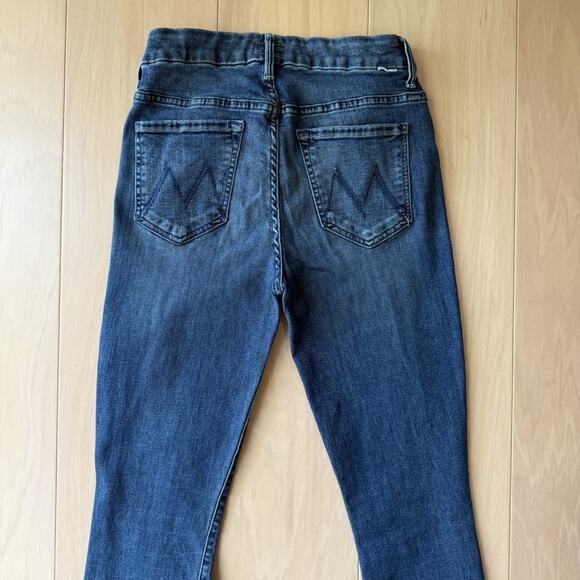 Mother Looker Jeans Women's 25 Blue High Waisted Medium Wash Boho Party New York - Picture 7 of 9